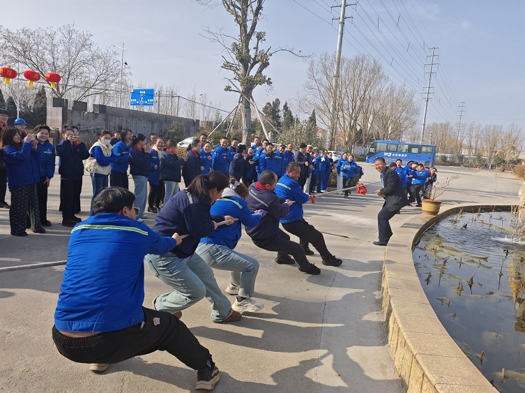 “拔”出精彩，“河”作共赢——奥迪斯工厂组织2026年开工拔河比赛