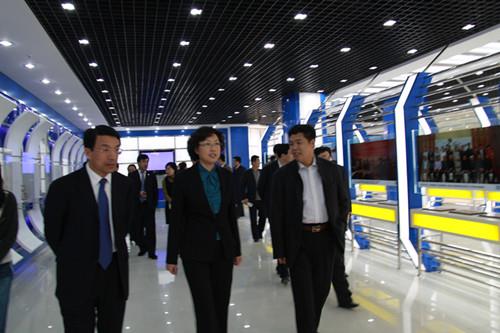 威海市委副书记、市长张惠（原青岛市委常委、副市长）和青岛市委常委、市委秘书长王鲁明视察指导工作